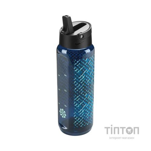 Пляшка для води Nike TR RENEW RECHARGE STRAW BOTTLE 24 OZ N.100.7643.459.24 темно-синій 709 мл (887791805782)