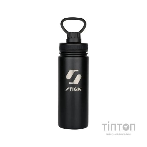 Пляшка для води Stiga Water Bottle Steel Black 550ml (2905-0101-55) (931287)