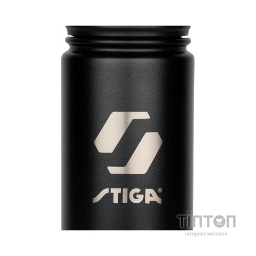 Пляшка для води Stiga Water Bottle Steel Black 550ml (2905-0101-55) (931287)