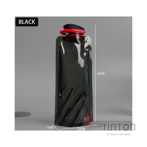 Пляшка для води XoKo ChildCare 001 Black (XK-BOTL001-BK)