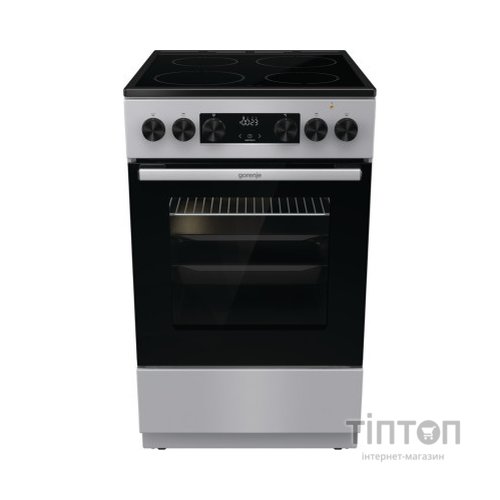 Плита Gorenje GEC5C41SG електрична склокерамічна, 70л, 50x60см, дисплей, прог (GEC5C41SG)