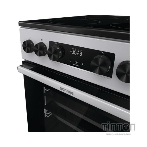 Плита Gorenje GEC5C41SG електрична склокерамічна, 70л, 50x60см, дисплей, прог (GEC5C41SG)