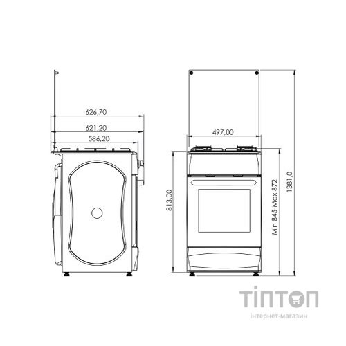 Плита Grunhelm FLG5612MB
