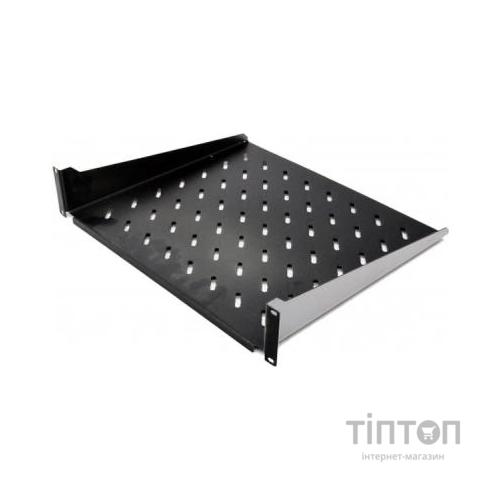 Полка 19" CMS 2U глуб. 400 мм. консольная, черная (UA-SHC400B)