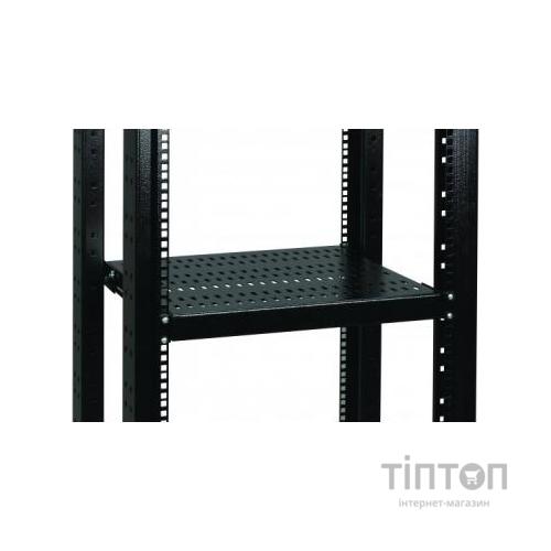Полка 19" Conteg 1U глуб. 450 мм. до 100кг. RAL9005 (DP-PZ-450)