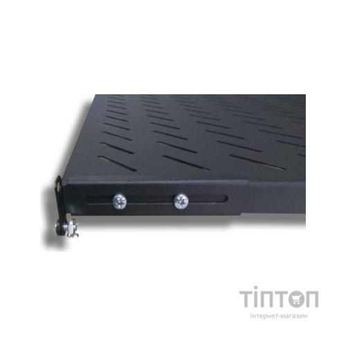 Полка 19" Hypernet 1U глуб. 600мм, в шкафы глубиной 800мм, цвет черный (U-FS-80-BLACK)