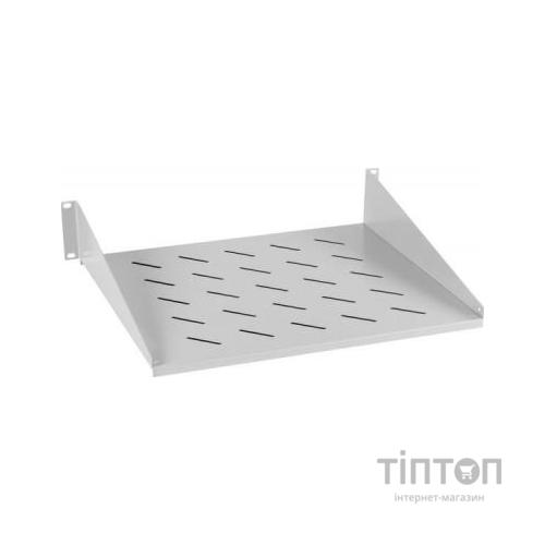 Полка 19" Hypernet 2U глуб. 400мм, цвет серый (CS-400-2U)