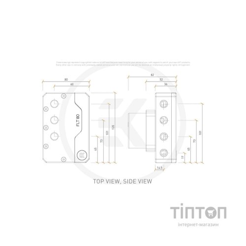 Помпа для СРО Ekwb EK-Quantum Kinetic FLT 80 D5 PWM D-RGB - Plexi (3831109851166)