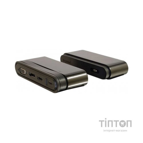 Порт-реплікатор C2G Docking Station USB-C на HDMI, DP, VGA, USB, Power Delivery (CG82392)
