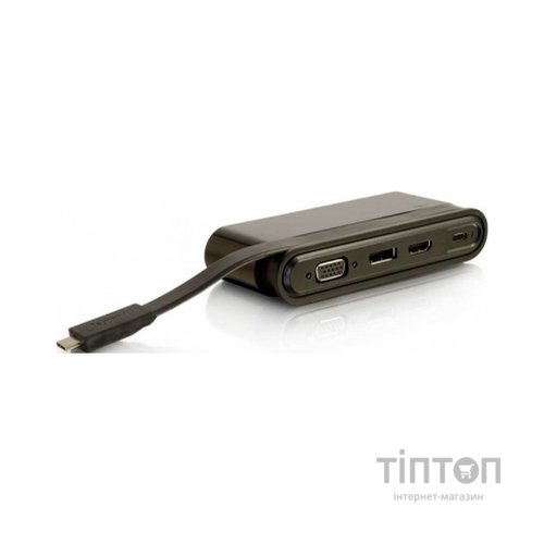 Порт-реплікатор C2G Docking Station USB-C на HDMI, DP, VGA, USB, Power Delivery (CG82392)