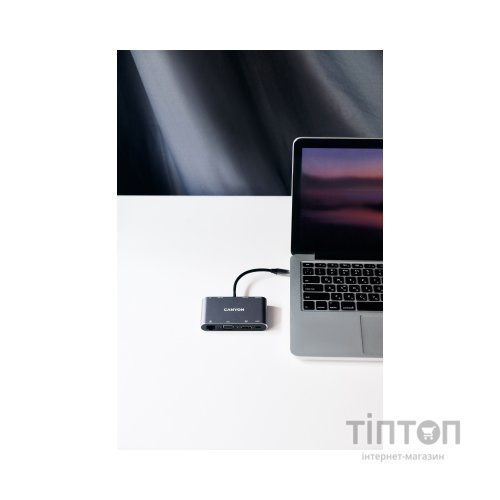 Порт-реплікатор Canyon 8-in-1 USB-C (CNS-TDS14)