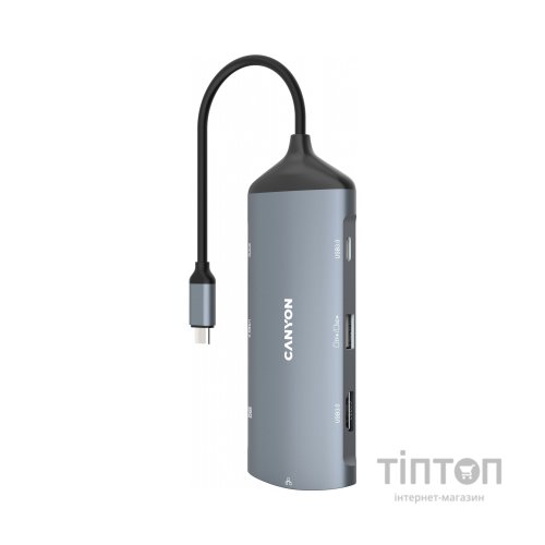 Порт-реплікатор Canyon 8-in-1 USB-C (CNS-TDS15)
