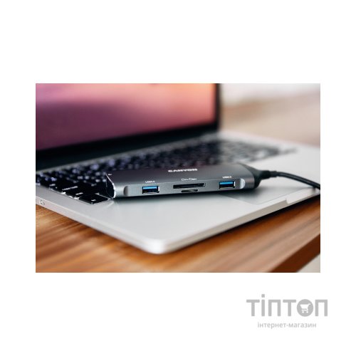 Порт-реплікатор Canyon 8-in-1 USB-C (CNS-TDS15)