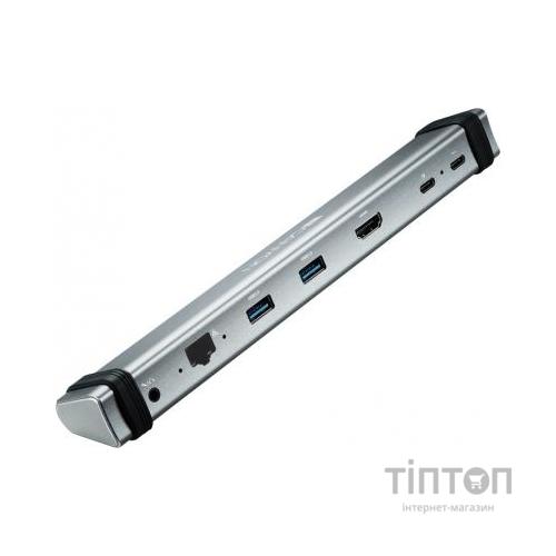 Порт-реплікатор Canyon Docking Station with 7 ports, 2*Type C, Input 100-240V (CNS-TDS06DG)