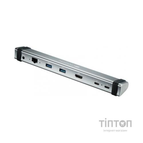 Порт-реплікатор Canyon Docking Station with 7 ports, 2*Type C, Input 100-240V (CNS-TDS06DG)