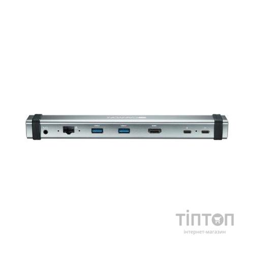 Порт-реплікатор Canyon Docking Station with 7 ports, 2*Type C, Input 100-240V (CNS-TDS06DG)