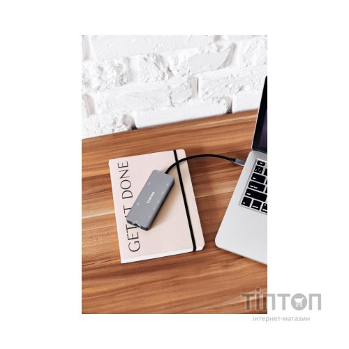 Порт-реплікатор Canyon DS-11, 9 in 1 USB-C hub, HDMI, Gigabit Ethernet, Type-C PD/100W (CNS-TDS11)
