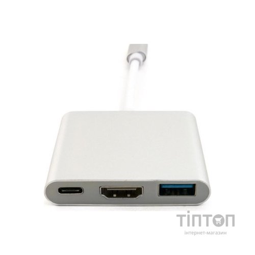 Порт-реплікатор Extradigital USB Type-C to HDMI/USB 3.0/Type-C (0.15m) (KBH1691)