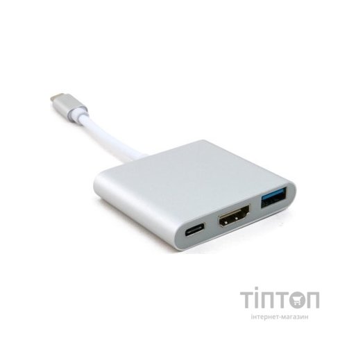 Порт-реплікатор Extradigital USB Type-C to HDMI/USB 3.0/Type-C (0.15m) (KBH1691)