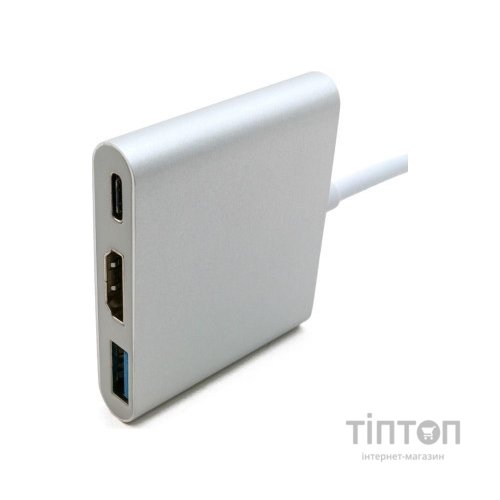 Порт-реплікатор Extradigital USB Type-C to HDMI/USB 3.0/Type-C (0.15m) (KBH1691)