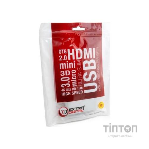 Порт-реплікатор Extradigital USB Type-C to VGA/USB 3.0/Type-C (0.15m) (KBV1690)