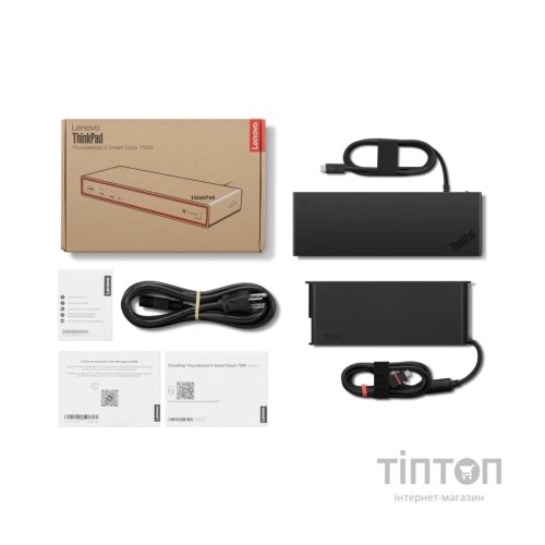 Порт-реплікатор Lenovo ThinkPad Thunderbolt 5 Smart Dock 7500 (40BA0265EU)