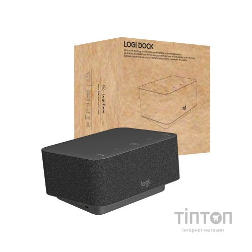 Порт-реплікатор Logitech Logi Dock - GRAPHITE - USB - EMEA - UC (L986-000024)