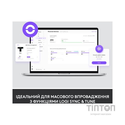 Порт-реплікатор Logitech Logi Dock - GRAPHITE - USB - EMEA - UC (L986-000024)