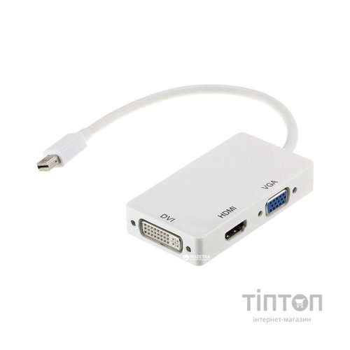 Порт-реплікатор PowerPlant mini Display Port — HDMI, DVI, VGA (3 в 1) (CA910946)