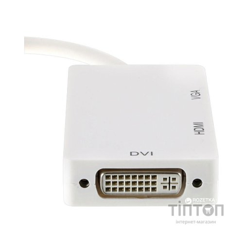 Порт-реплікатор PowerPlant mini Display Port — HDMI, DVI, VGA (3 в 1) (CA910946)