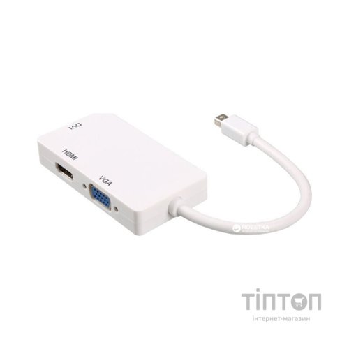 Порт-реплікатор PowerPlant mini Display Port — HDMI, DVI, VGA (3 в 1) (CA910946)