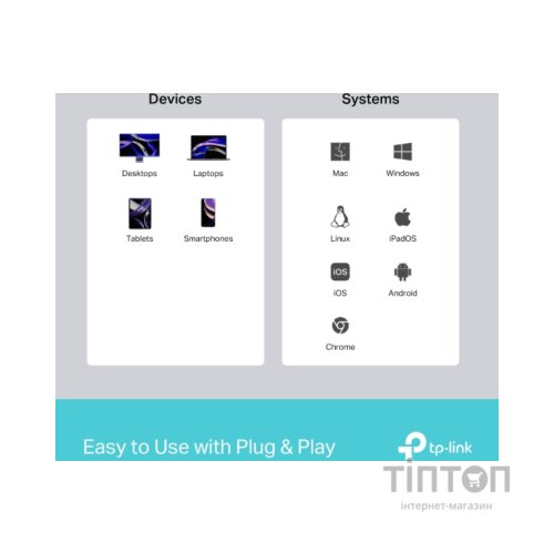 Порт-реплікатор TP-Link USB Type-C 3-в-1 (UH3020C)