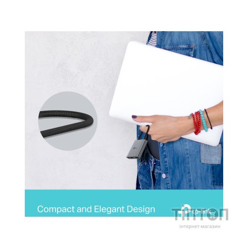 Порт-реплікатор TP-Link USB Type-C 3-в-1 (UH3020C)