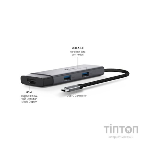 Порт-реплікатор TP-Link USB Type-C 5-в-1 (UH5020C)