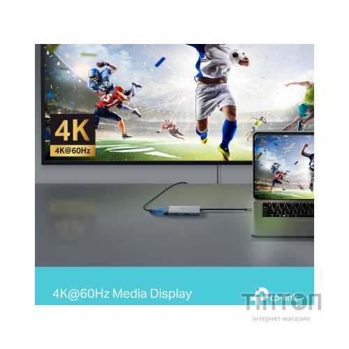 Порт-реплікатор TP-Link USB Type-C 5-в-1 (UH5020C)
