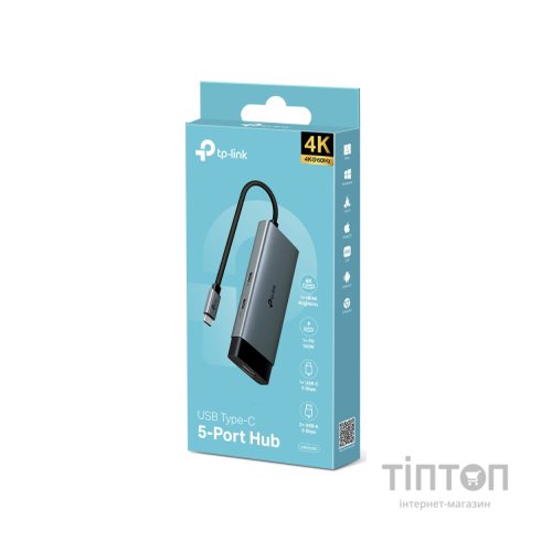 Порт-реплікатор TP-Link USB Type-C 5-в-1 (UH5020C)