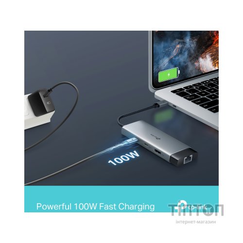 Порт-реплікатор TP-Link USB Type-C 6-в-1 (UH6120C)