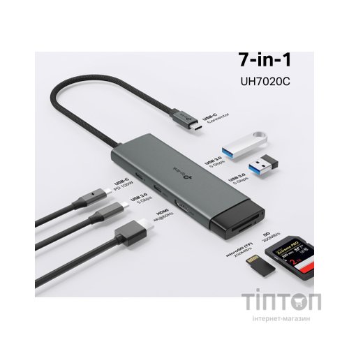 Порт-реплікатор TP-Link USB Type-C 7-в-1 (UH7020C)
