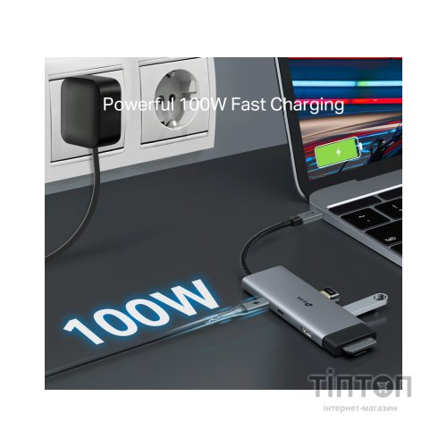 Порт-реплікатор TP-Link USB Type-C 7-в-1 (UH7020C)