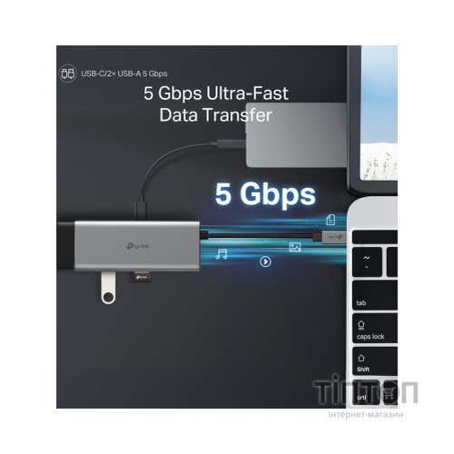 Порт-реплікатор TP-Link USB Type-C 7-в-1 (UH7020C)
