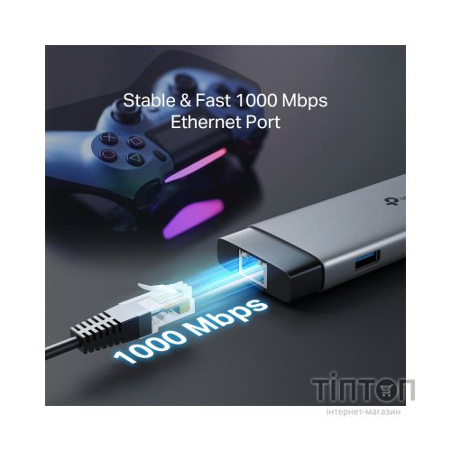 Порт-реплікатор TP-Link USB Type-C 9-в-1 (UH9120C)
