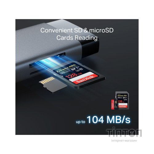 Порт-реплікатор TP-Link USB Type-C 9-в-1 (UH9120C)