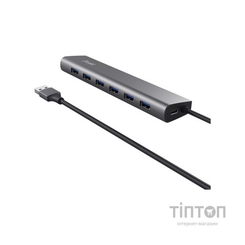 Порт-реплікатор Trust Dalyx 7-in-1 USB-A 3.2 Aluminium Dock (24967_TRUST)