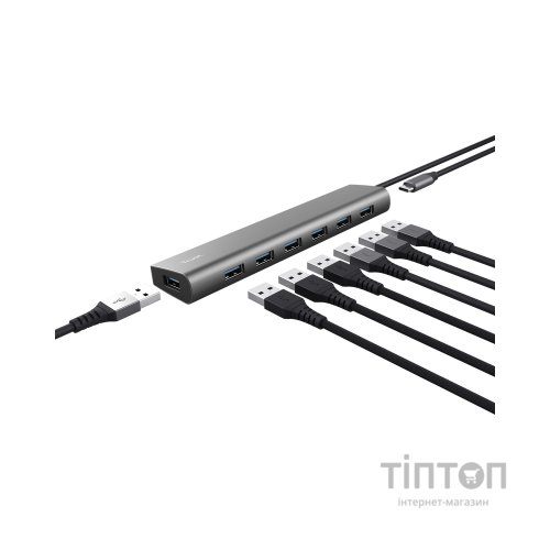 Порт-реплікатор Trust Dalyx 7-in-1 USB-A 3.2 Aluminium Dock (24967_TRUST)