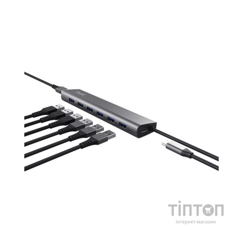 Порт-реплікатор Trust Dalyx 7-in-1 USB-A 3.2 Aluminium Dock (24967_TRUST)