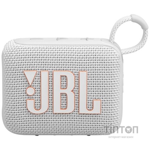 Акустична система JBL Go 4 White (JBLGO4WHT)