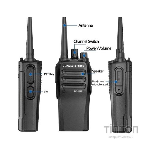 Портативна рація Baofeng BF-1909 10W