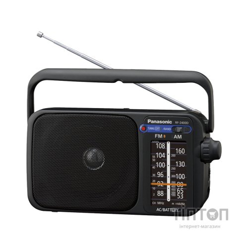 Портативний радіоприймач Panasonic RF-2400DEE-K Black (RF-2400DEE-K)