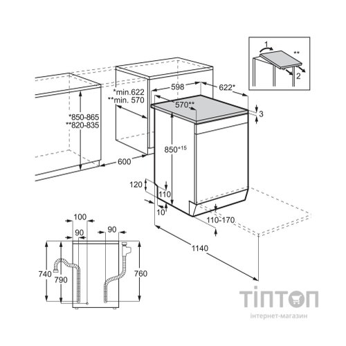 Посудомийна машина Electrolux SEM94830SX