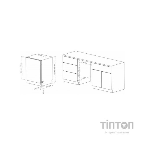 Посудомийна машина Eleyus DWB 60036